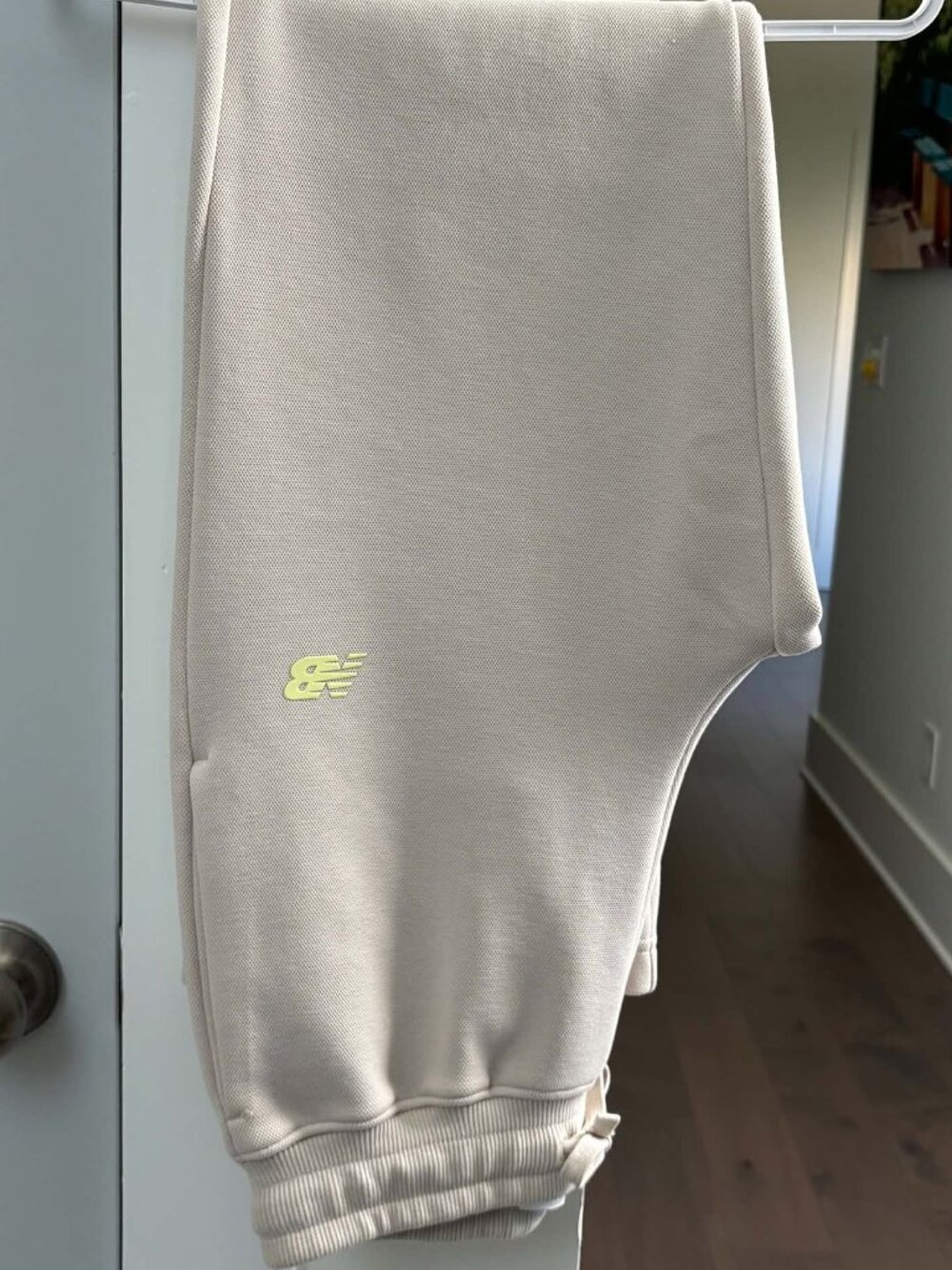 NWOT New Balance Lunar New Year Knit Pant Wide Leg Cream XS